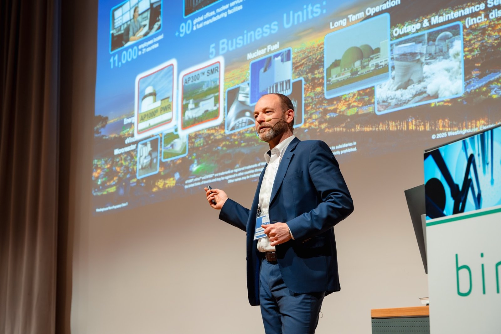 Speaker at binding.energy international conference on nuclear technologies